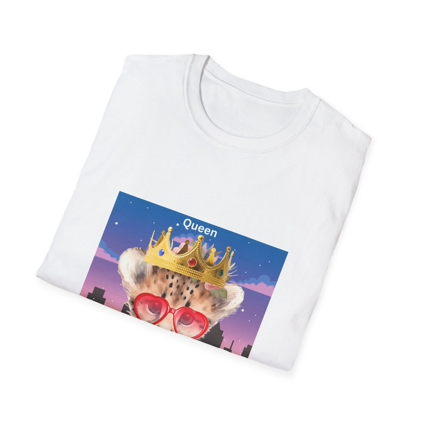 Queen of the Jungle T-Shirt, Cute Animal Tee, Gift for Her, Fun Graphic Shirt, Casual Wear, Birthday Present, Summer Fashion