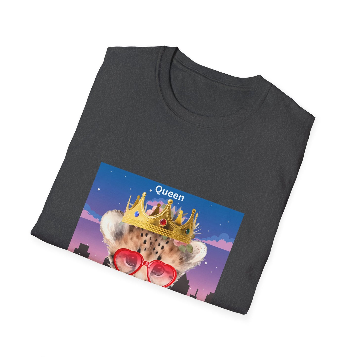 Queen of the Jungle T-Shirt, Cute Animal Tee, Gift for Her, Fun Graphic Shirt, Casual Wear, Birthday Present, Summer Fashion