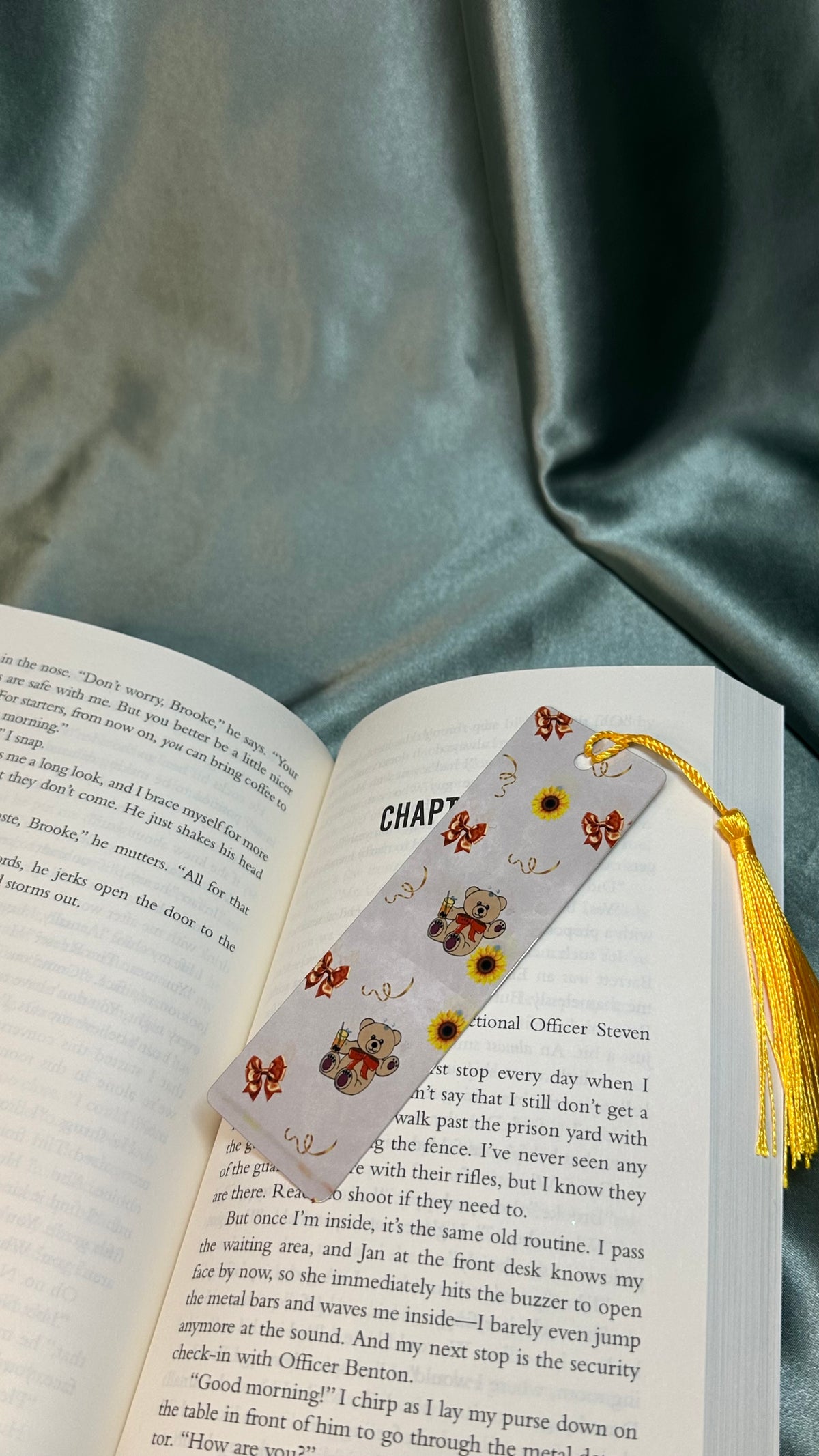 Pink October Bookmarks CUSTOM Aluminum Bookmarks โ October Lilies