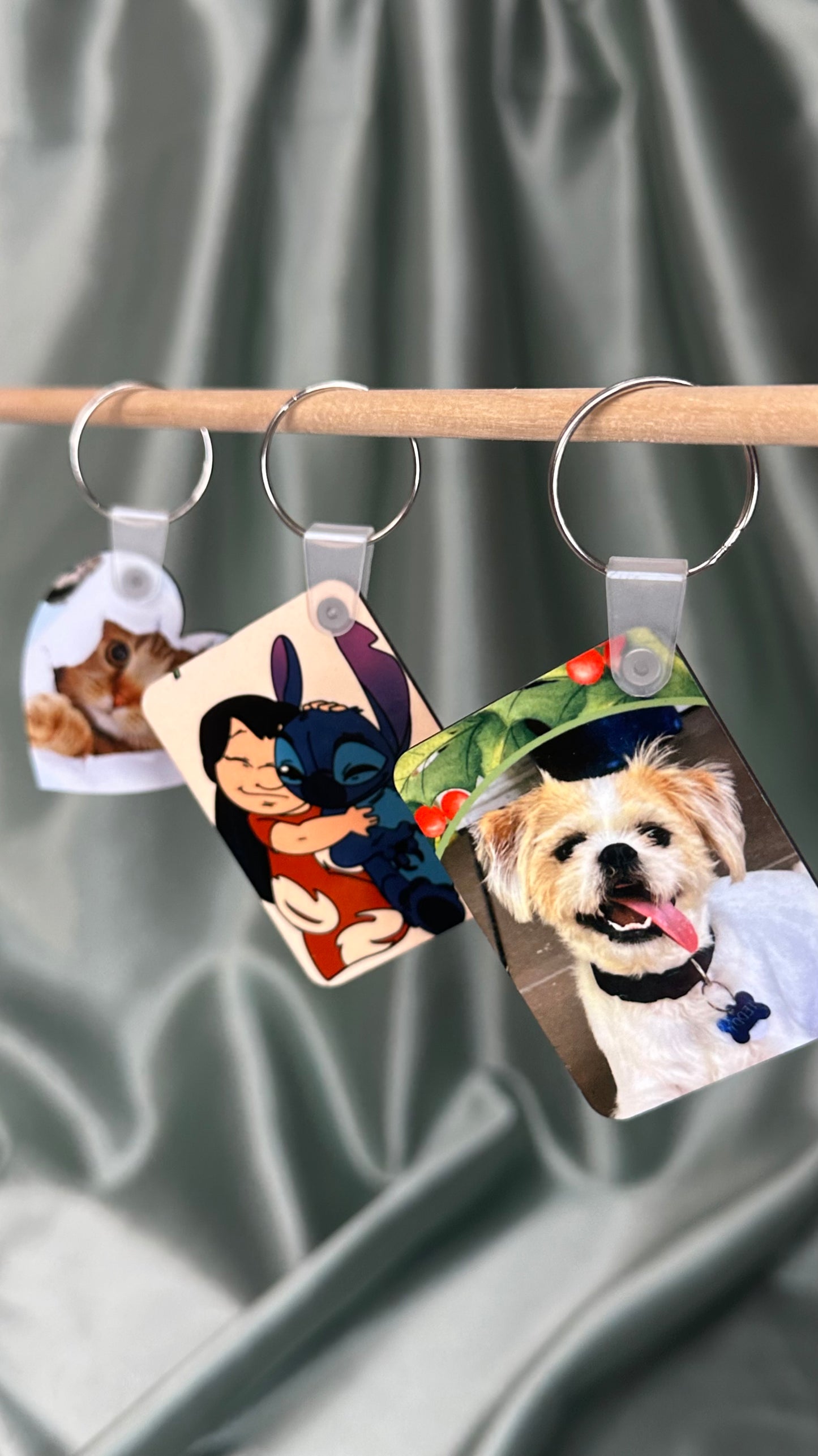 2 Piece Custom Keychains