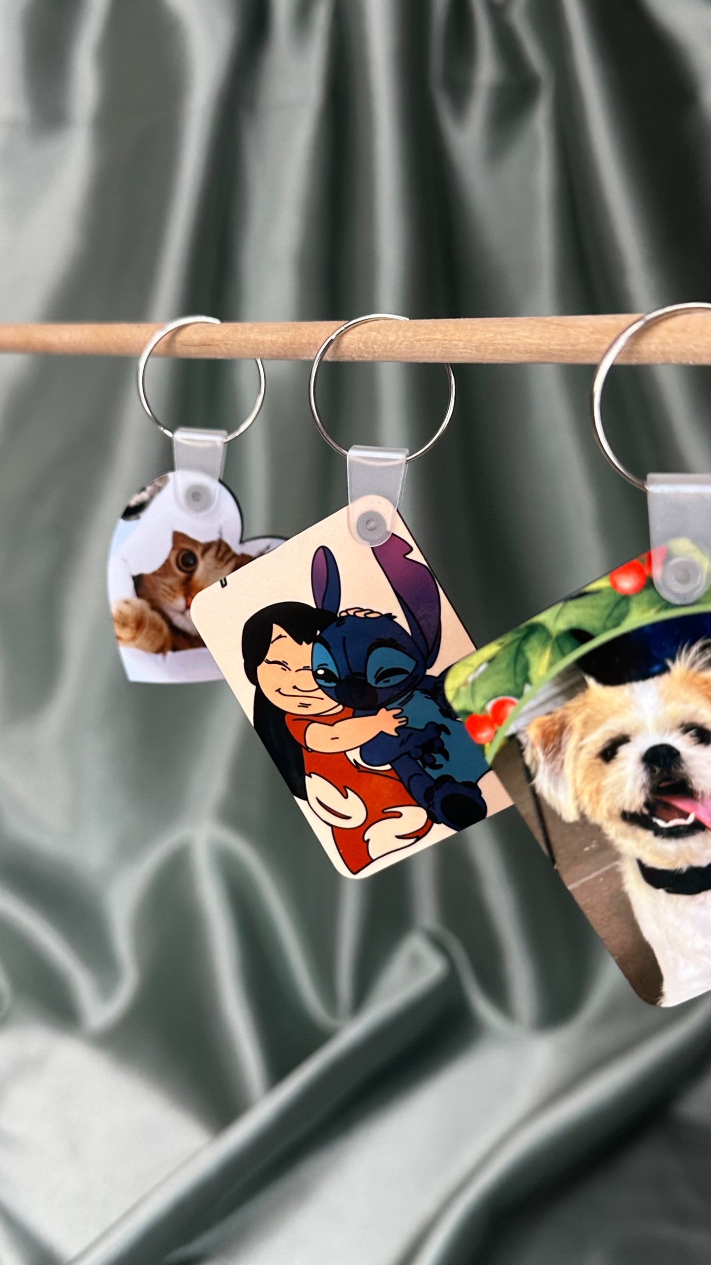 2 Piece Custom Keychains