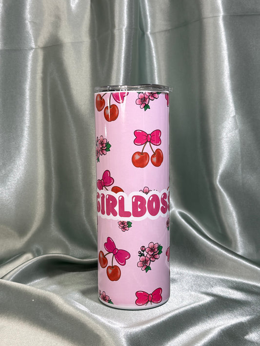 GirlBoss Cherry Tumbler